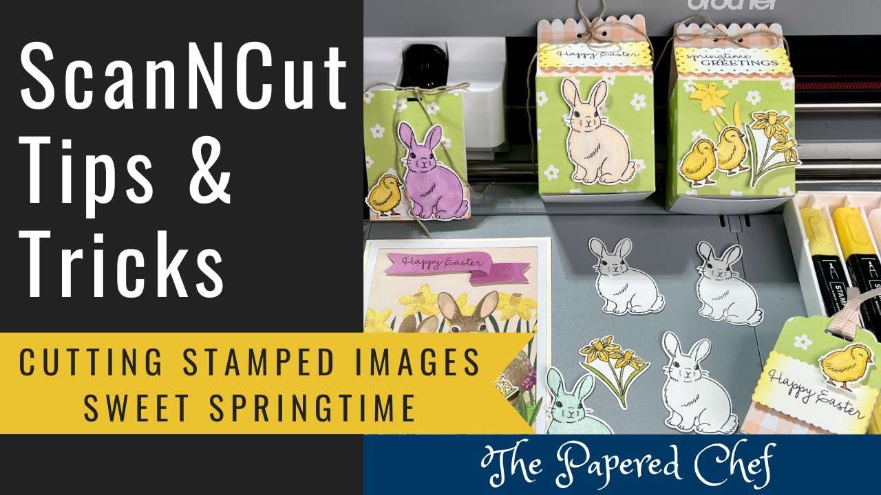 Brother ScanNCut Tips & Tricks - Cutting Stamped Images - Sweet Springtime by Stampin’ Up!