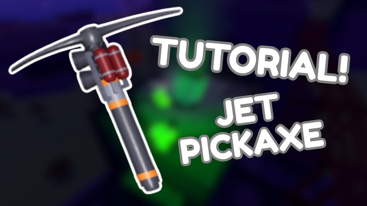 HOW TO GET THE JET PICKAXE | Refinery Caves 2