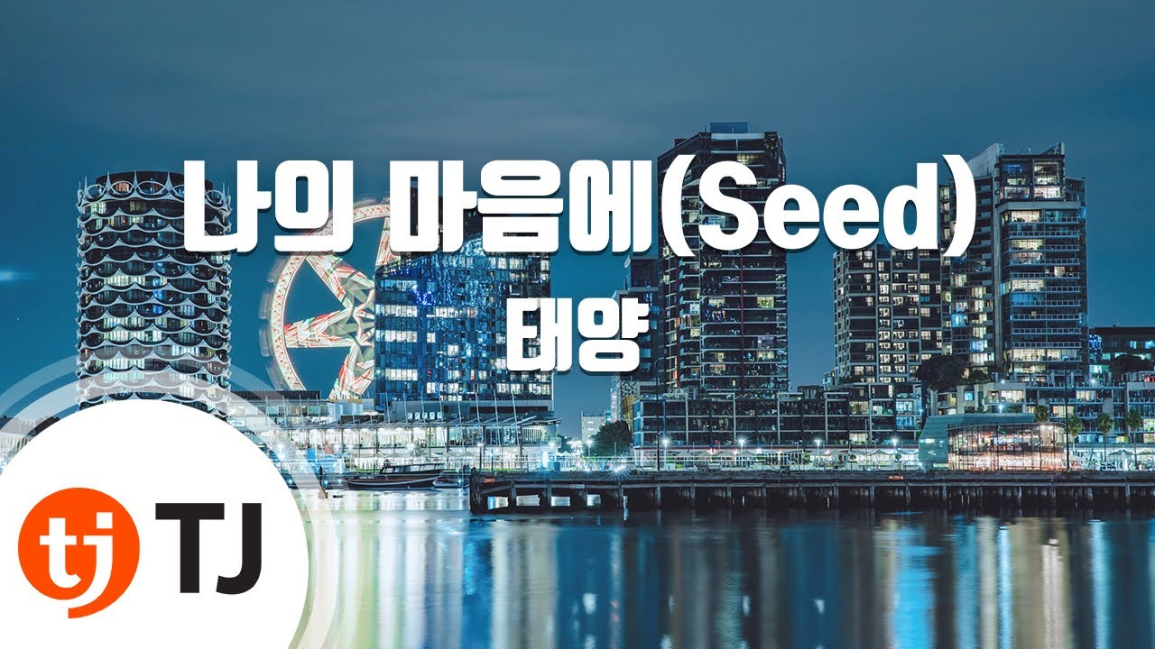 [TJ노래방 / 멜로디제거] 나의마음에 - 태양 / TJ Karaoke