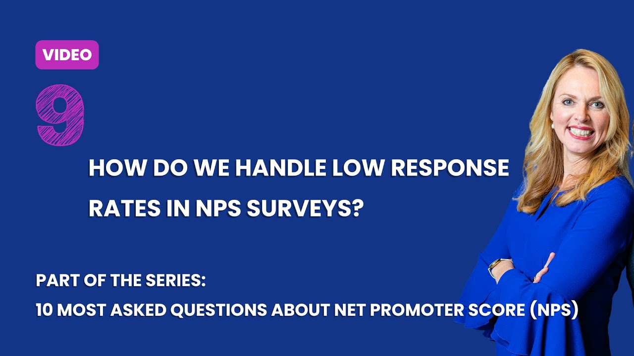 9. How do we handle low response rates in NPS surveys?