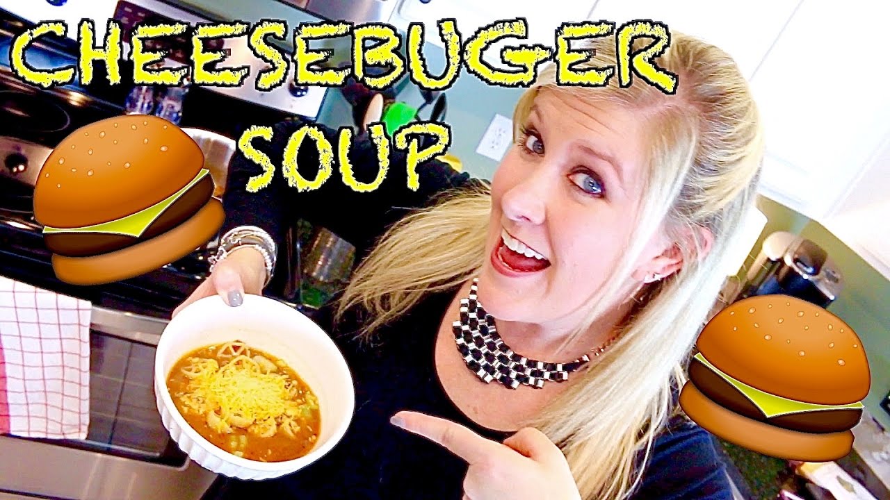 EASY CHEESEBURGER SOUP | Cooking with Katiepie