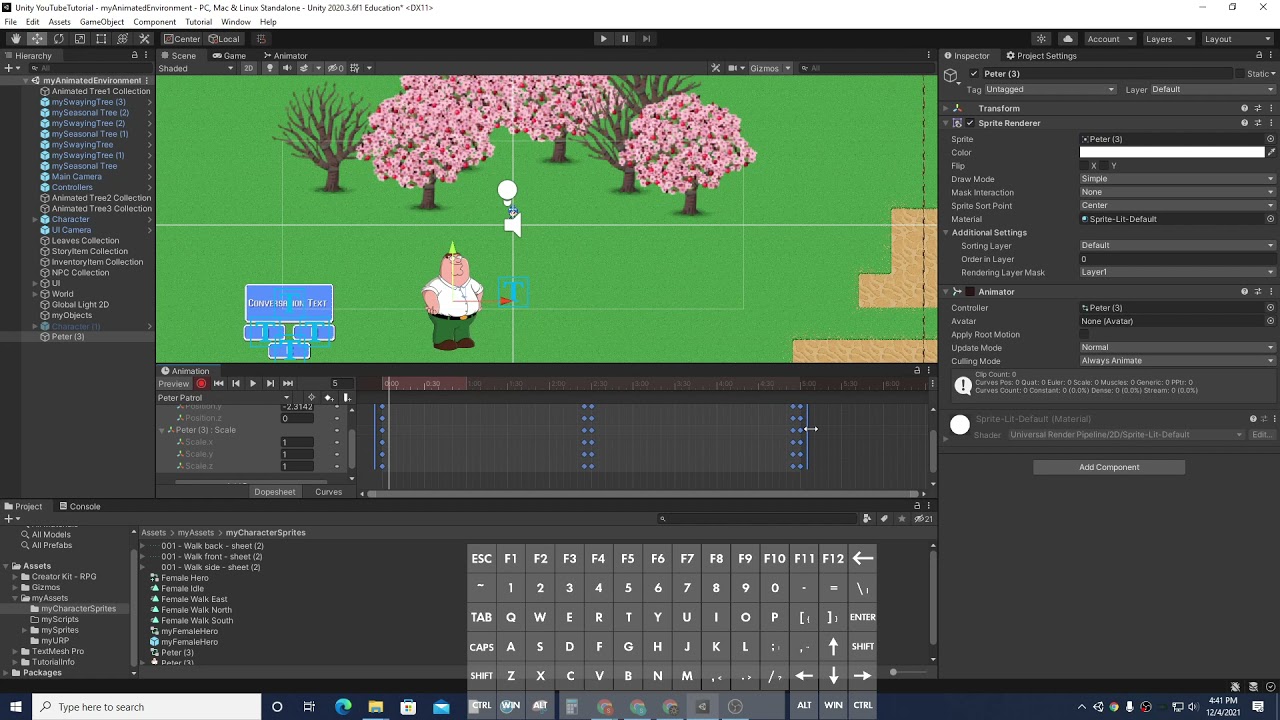 Unity - How to trigger animation on collision