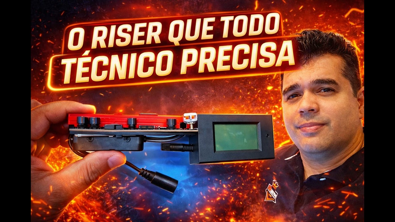 COMO FAZER UM CABO RISER PROFISSIONAL COM AMPER&Iacute;METRO - TUTORIAL ( teste de GPU em bancada )