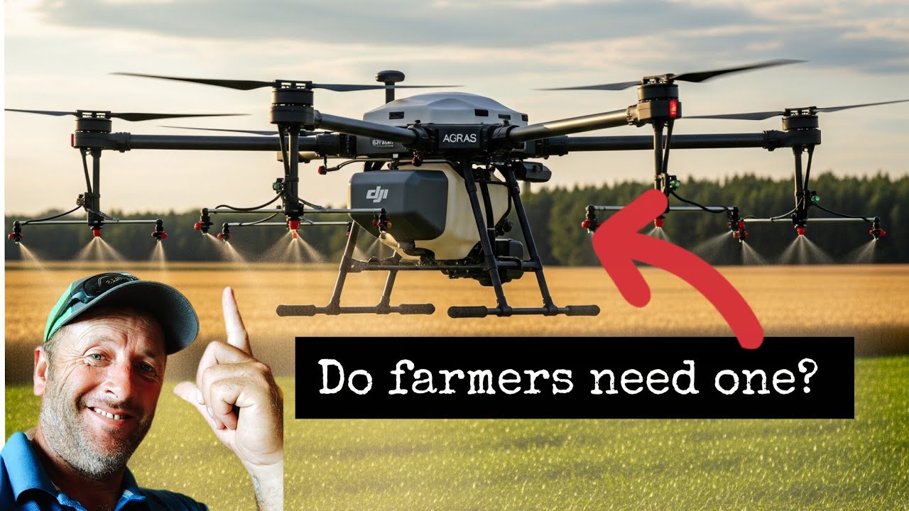 Precision Pasture Management: Drone Spraying with the DJI Agras T30 farming 