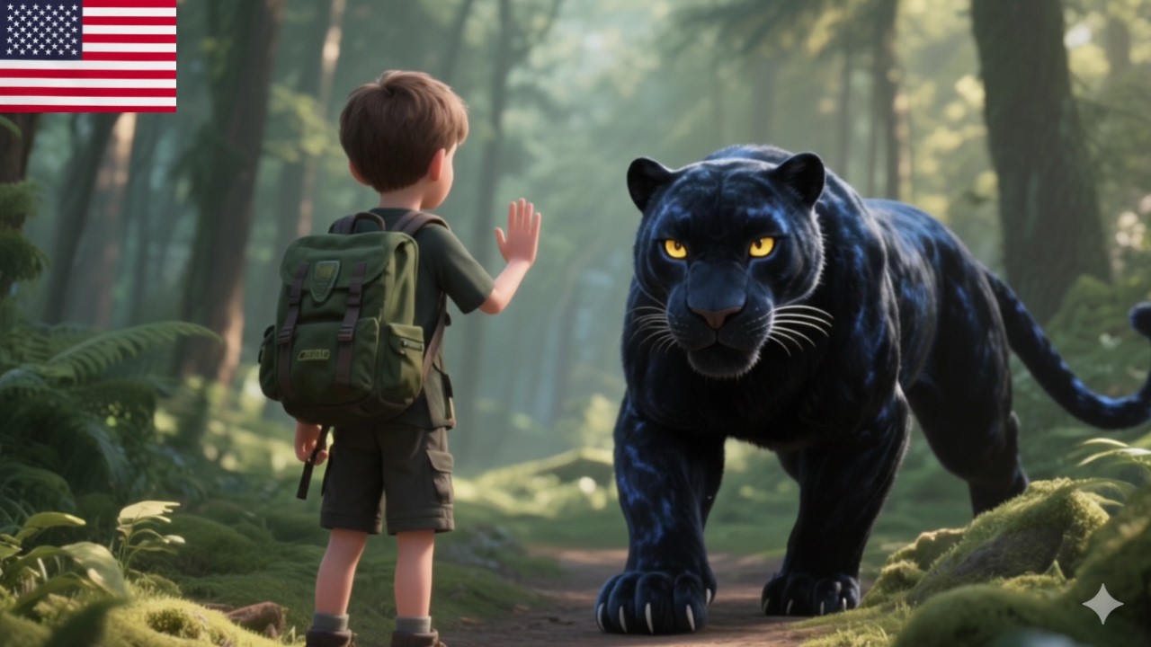 The Jungle Book Mowgli and The Black Panther 🌴3D 4K Bedtime Stories for Kids in English #cartoon