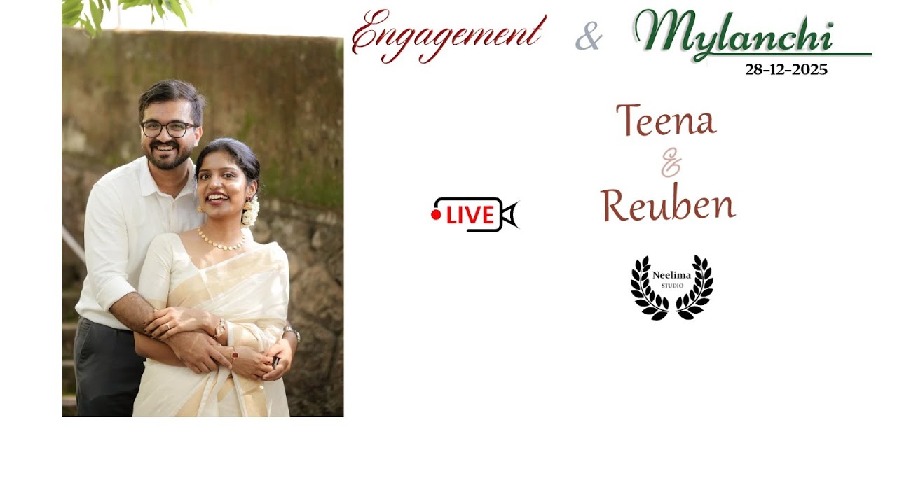 Engagement and Mylanchi Ideel // TEENA & REUBEN // 28-12-2025
