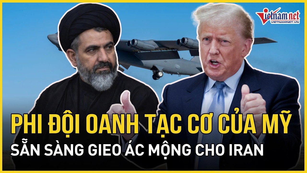 Cận cảnh phi đội oanh tạc cơ hạt nhân “khổng lồ” ôm 100 tấn thuốc nổ Mỹ sẵn sàng gieo ác mộng Iran