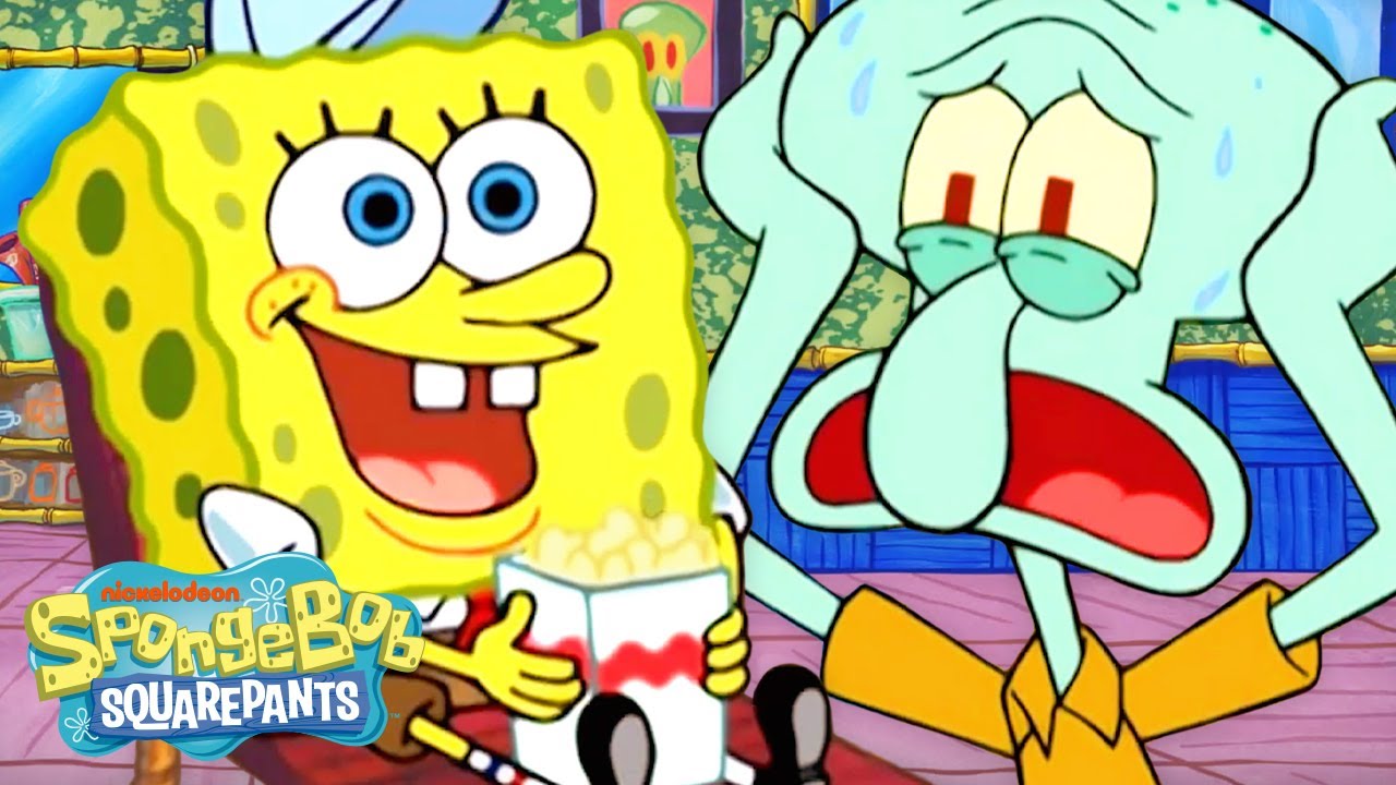 SpongeBob Characters Hanging in Squidward’s House for 30 Minutes Straight 🦑 | @SpongeBobOfficial