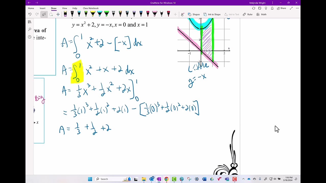 8.4 Area Between Curves