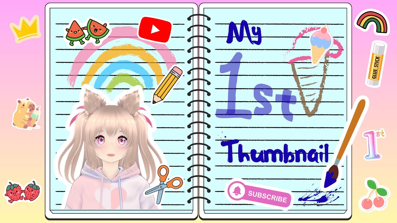 My First Thumbnail! ^^ | Background Vibes