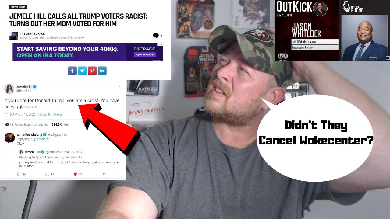 JEMELE HILL says if you VOTE TRUMP you are a racist! Outkick's JASON WHITLOCK RESPONDS!