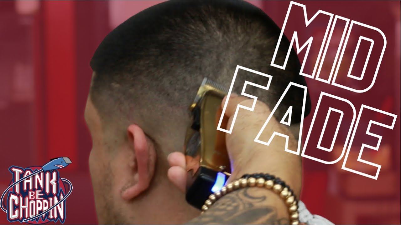 Mid Fade w/ Gold Andis Masters | Haircut Tutorial
