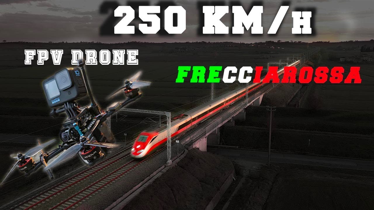 FRECCIAROSSA O DRONE FPV DA CORSA, CHI È IL PIÙ VELOCE ?