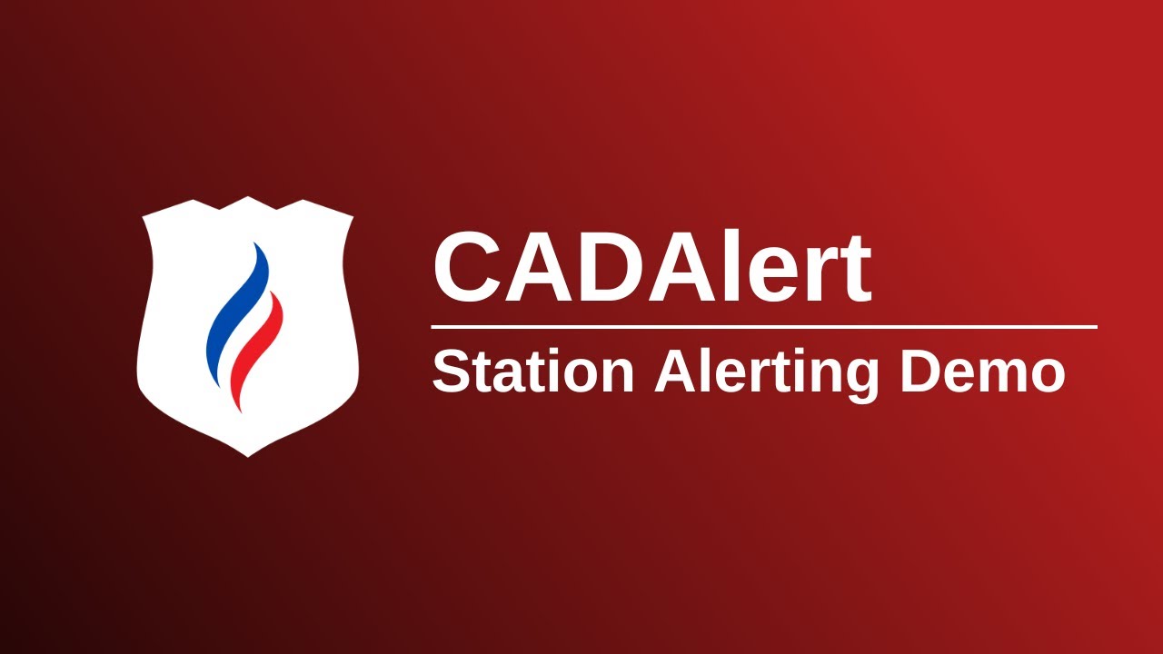 CADAlert Platform Station Alerting System Audio Demo