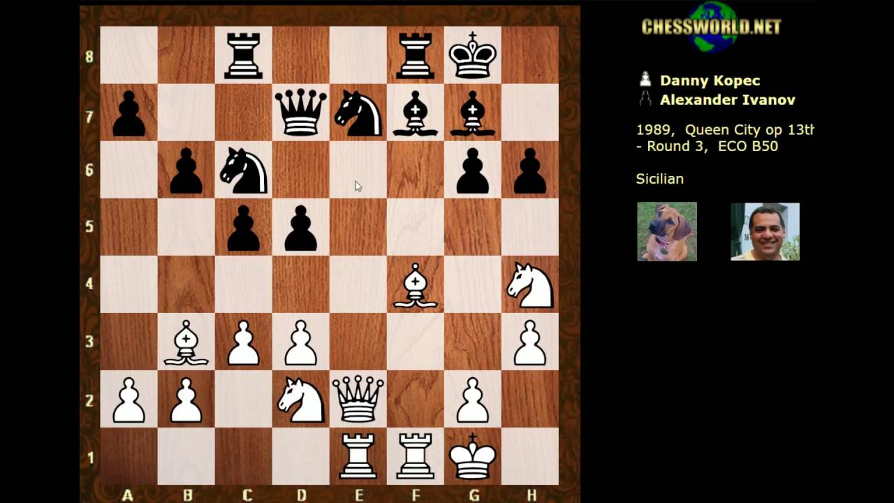 RIP IM Danny Kopec - notable game: Kopec vs Ivanov -1989 - 