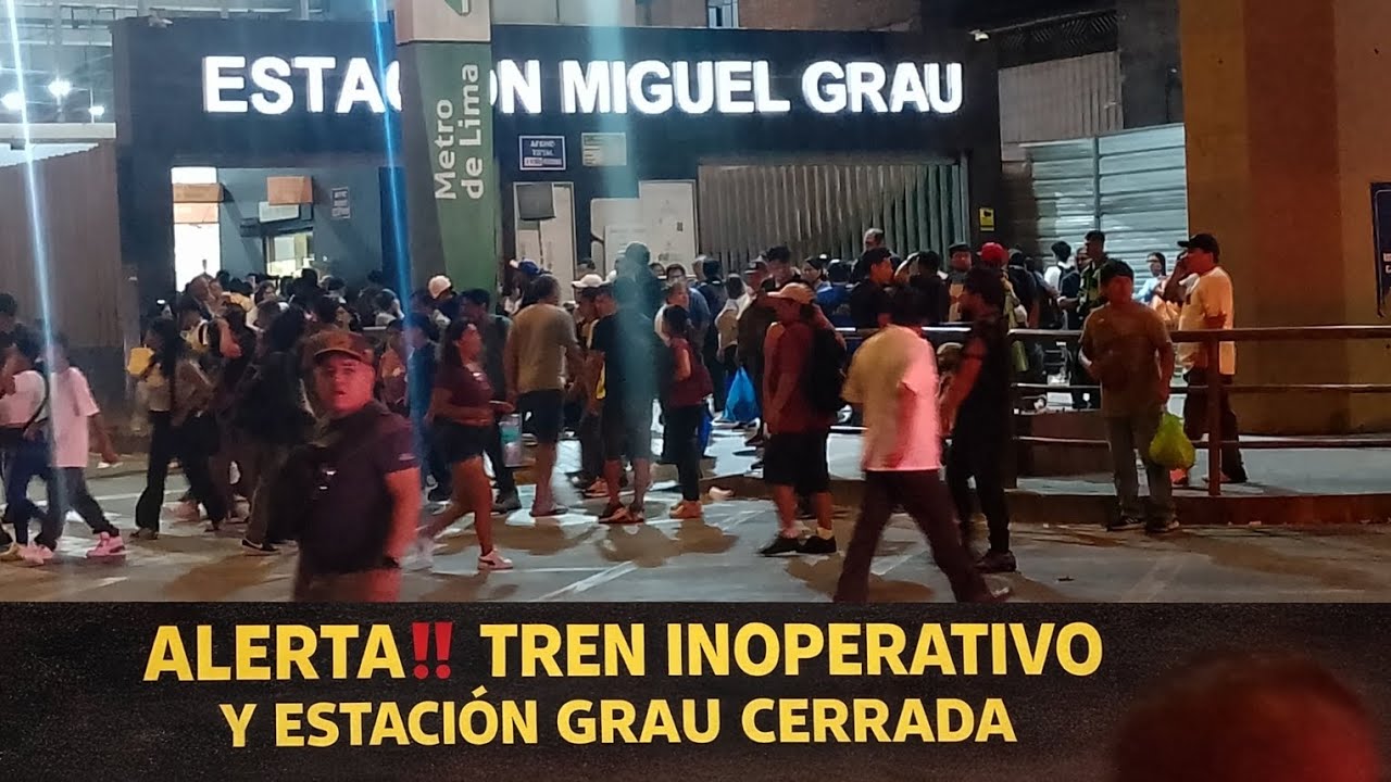 Estación Grau cerrada hoy martes 3 feb. Esta noche sin servicio 