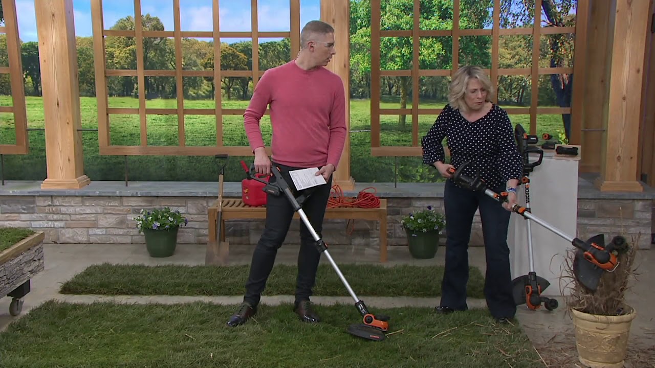 Worx 20V Cordless Trimmer with Accessories on QVC