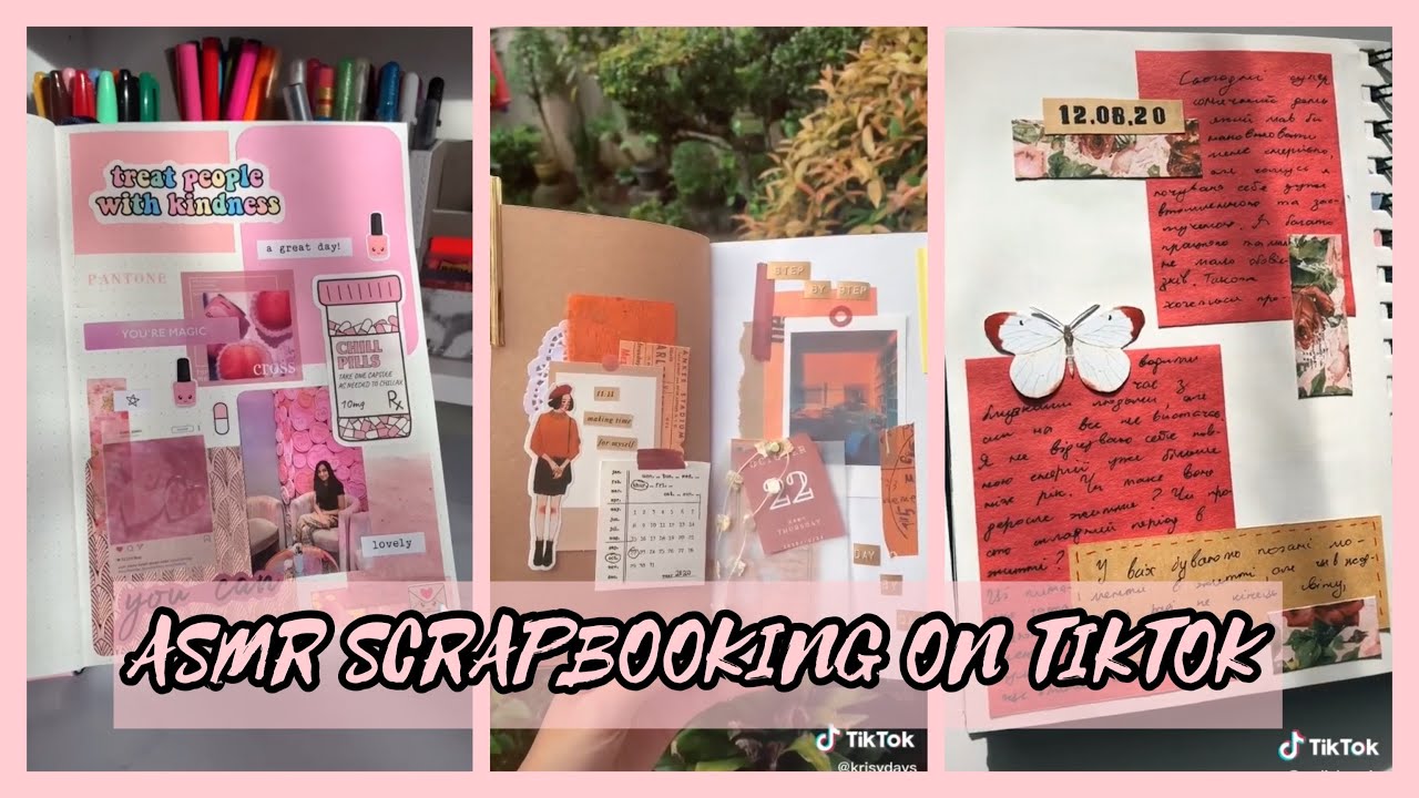 ASMR Scrapbooking on Tiktok! | TikTok Compilation 2021