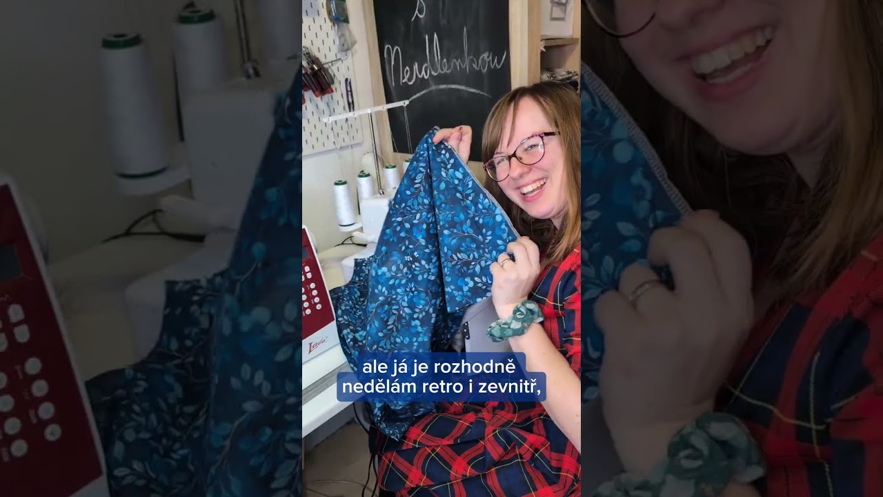 Košilové šaty z popelínu od Nerdlenky! 😊