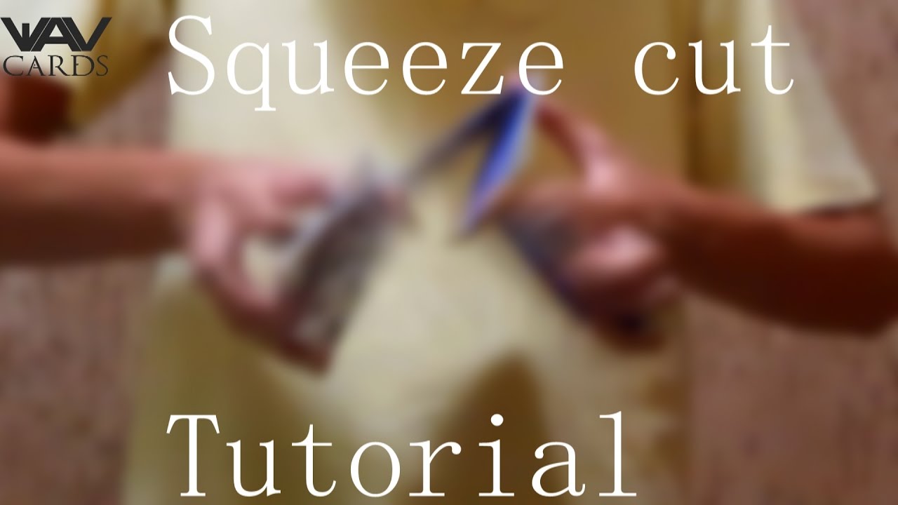 Squeeze cut - Tutorial \ Cardistry: Two Handed cuts #43