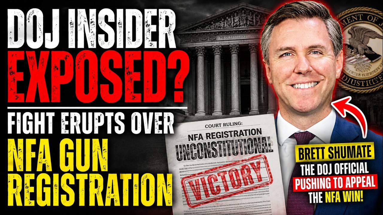 DOJ Insider EXPOSED? Fight Erupts Over NFA Gun Registration