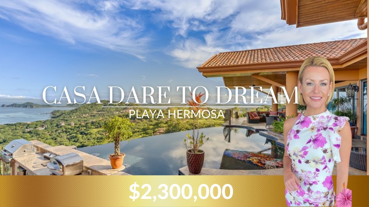 This $2.3 Million LUXURY OCEAN VIEW HOME is for Sale in Playa Hermosa Costa Rica