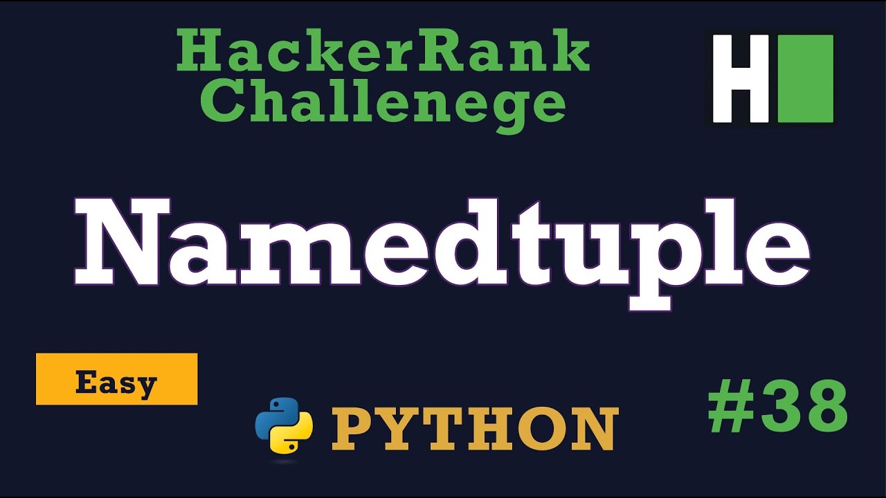 38. Коллекции Namedtuple: Hackerrank | Объяснение решения на Python
