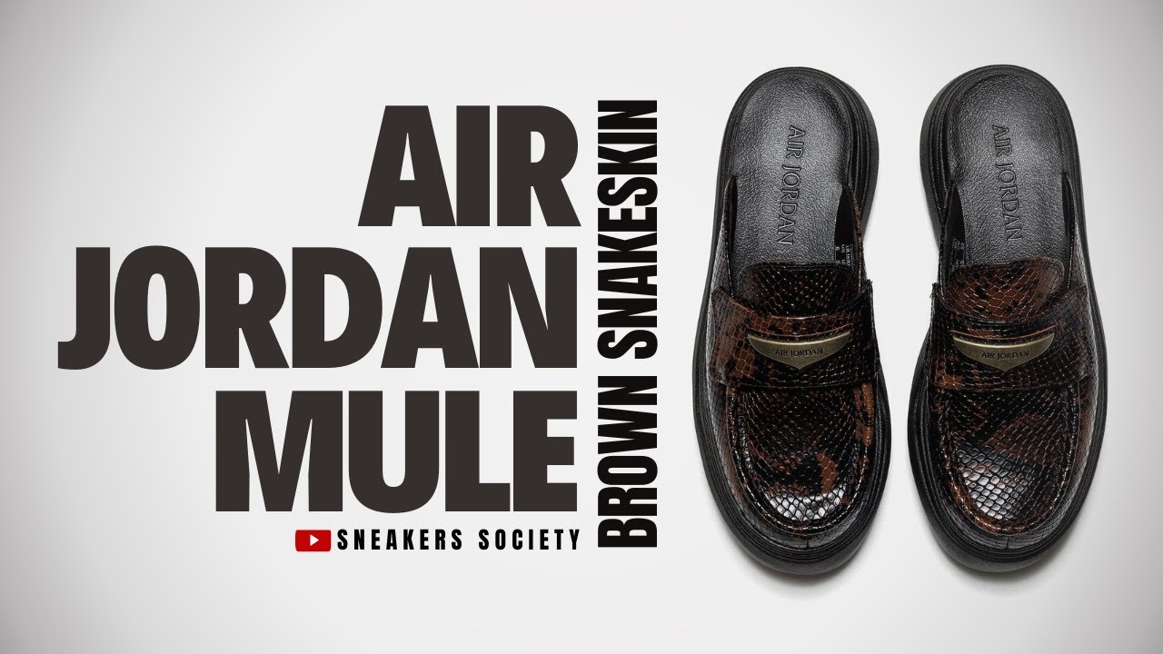 BROWN SNAKESKIN 2025 Air Jordan Mule | DETAILED LOOK + PRICE