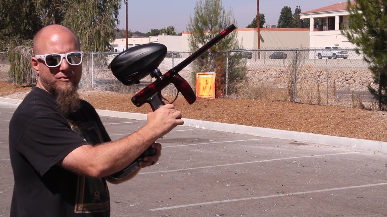 Empire Axe Paintball Gun - Shooting