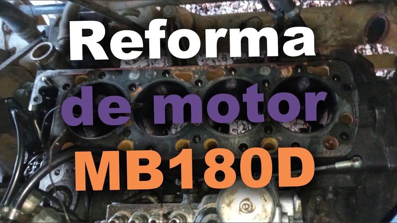 REFORMA do motor da MB180D (OM616) com valores. Tentei salvar o cabeçote. Meia sola completa
