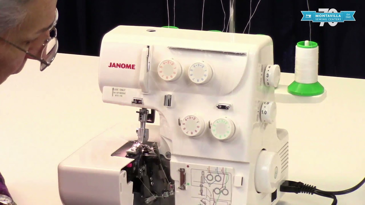 Overview of the Janome 8002D Serger Overlock Sewing Machine