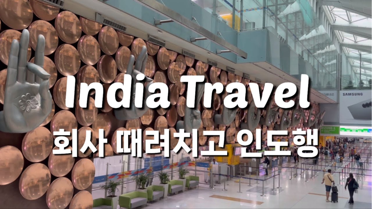 인도여행🇮🇳 도쿄직장인, 인도는 처음이라서 | 하네다에서 델리공항✈️ | 구르가온 구경(Punjab Grill) | 8차선도로에서 후진