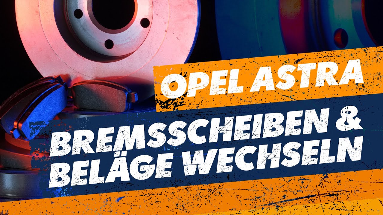 Bremsscheibe & Bremsbel&auml;ge Hinterachse wechseln - Opel Astra J [TUTORIAL]