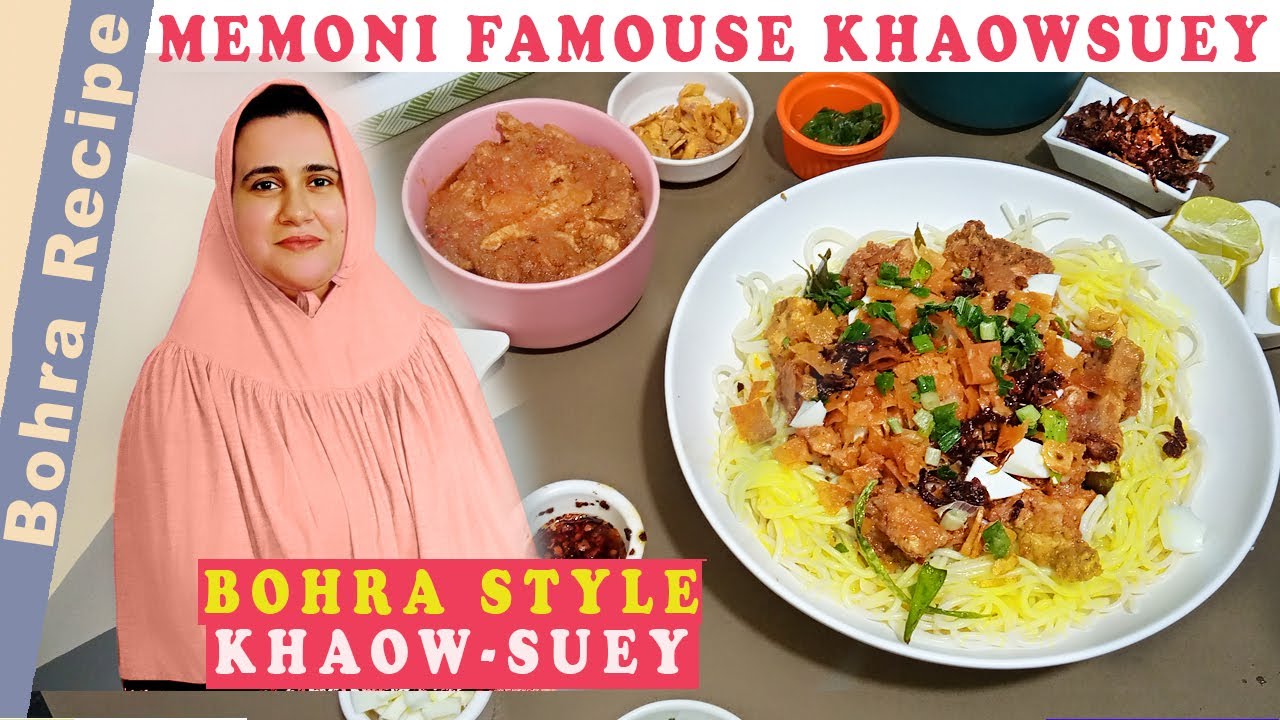 Bohra style khaowsuey l chicken khaowsuey @Bohra Recipes