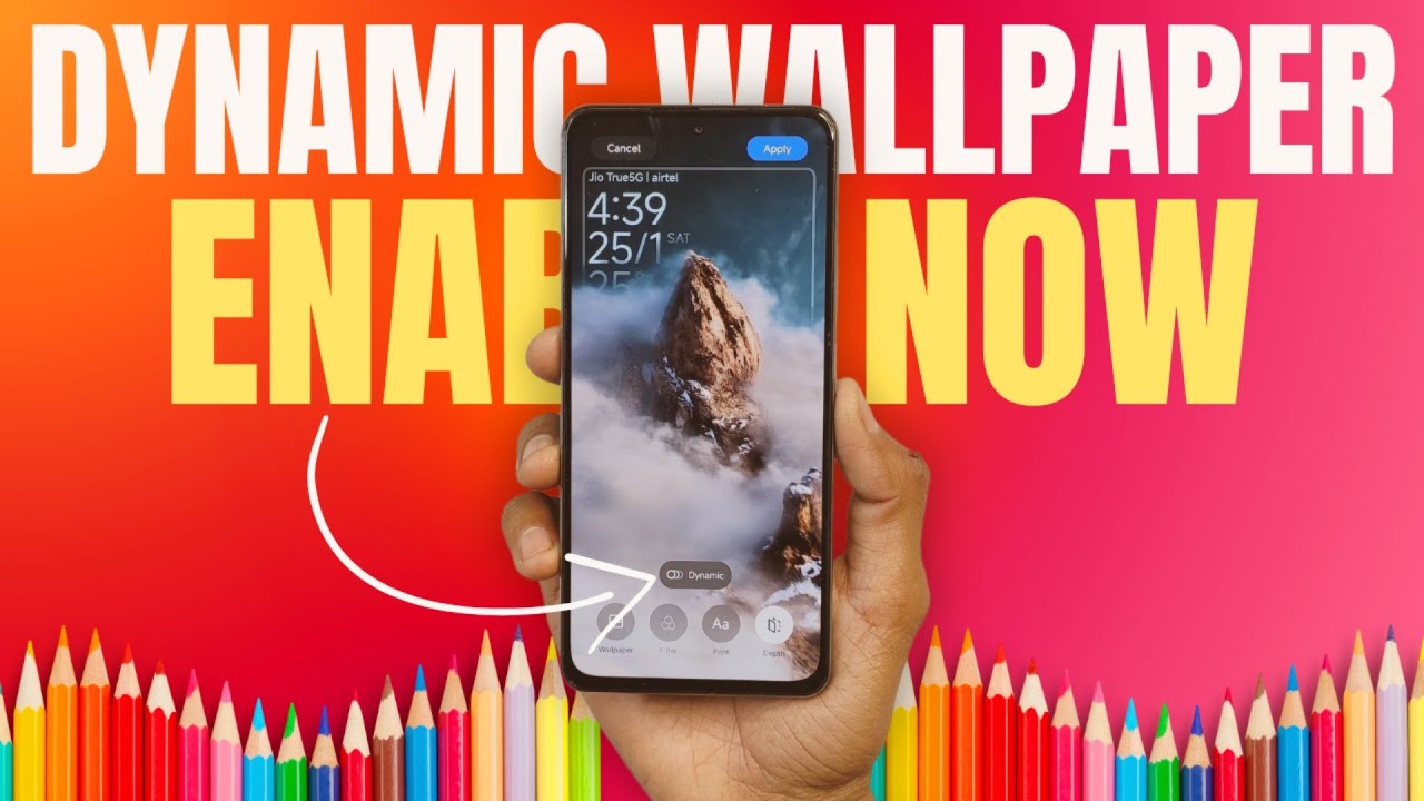 Enable HyperOS 2.0 Dynamic Wallpapers on Any Xiaomi, Redmi, & POCO Device Without ROOT 🔥