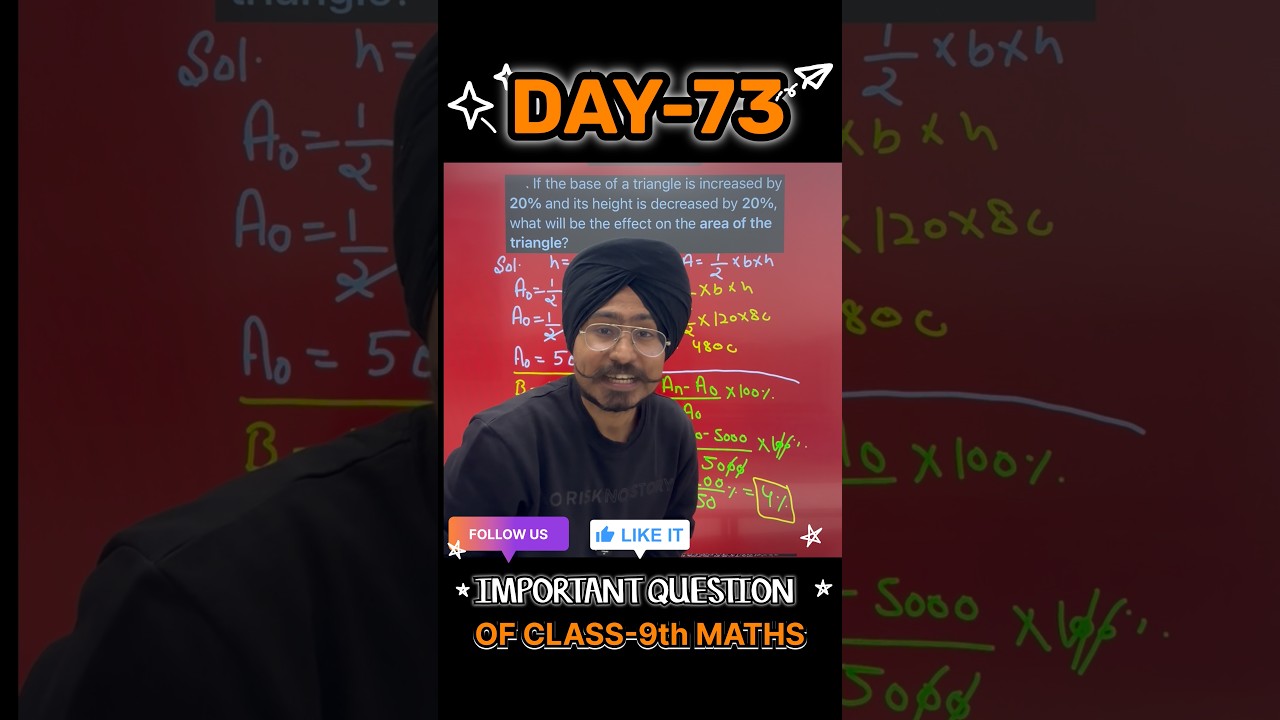 DAY-73 Important Question of class-9th Maths