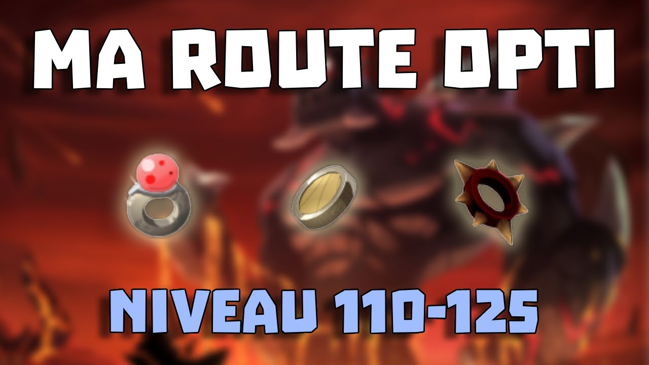 WAKFU : Ma ROUTE OPTI du Niveau 110 et 125