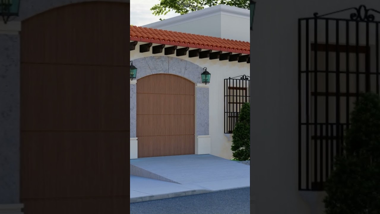 Dise&ntilde;o de fachada colonial