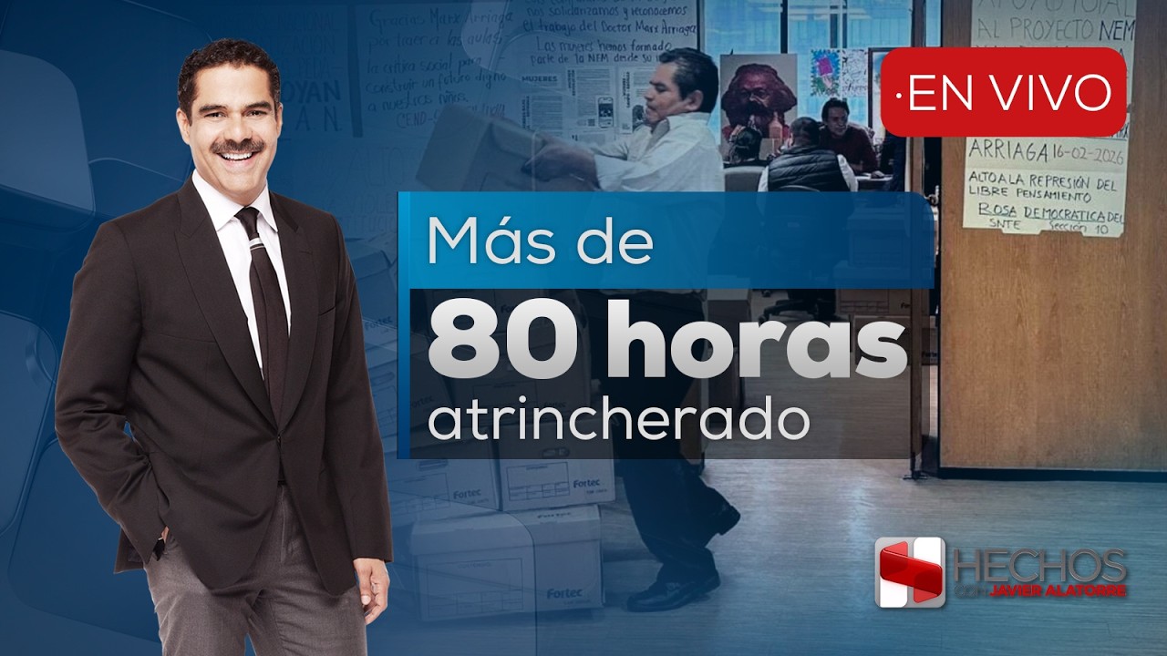 #Hechos | Marx Arriaga se atrincheró en su oficina de la SEP (16/02/26)
