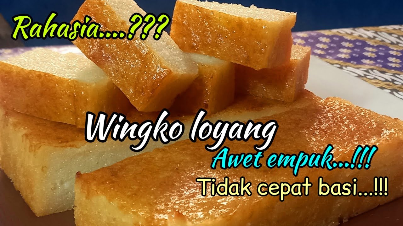 Wingko loyang awet empuk, tidak cepat basi #wingko