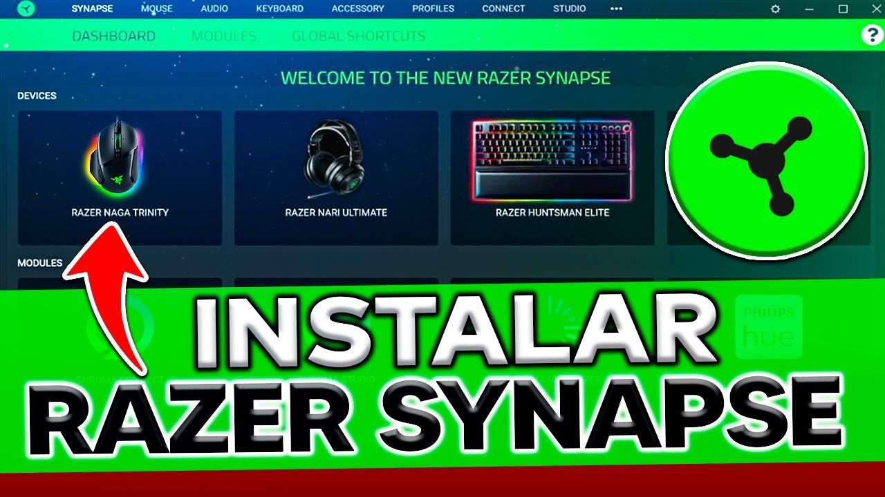 Como Instalar Software De Razer Para Controlar Sus Dispositivos ✅ SYNAPSE 3