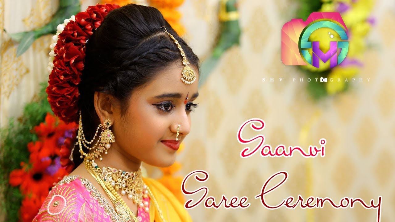 Saanvi Saree Ceremony || 2020 || Hyderabad Best Photography || SHV MY STUDIO