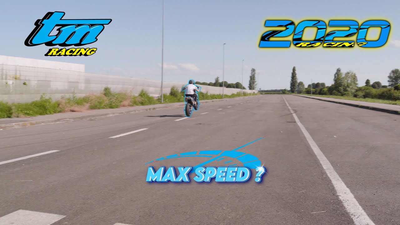 TEST + TOP SPEED TM SMR 125 2020 🔥