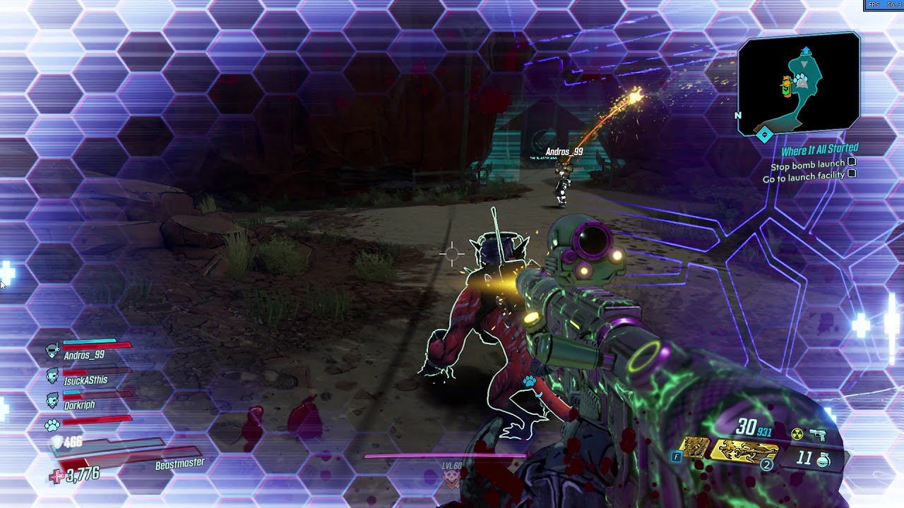 Borderlands 3 Nuclear Jericho damaging whole friendly team