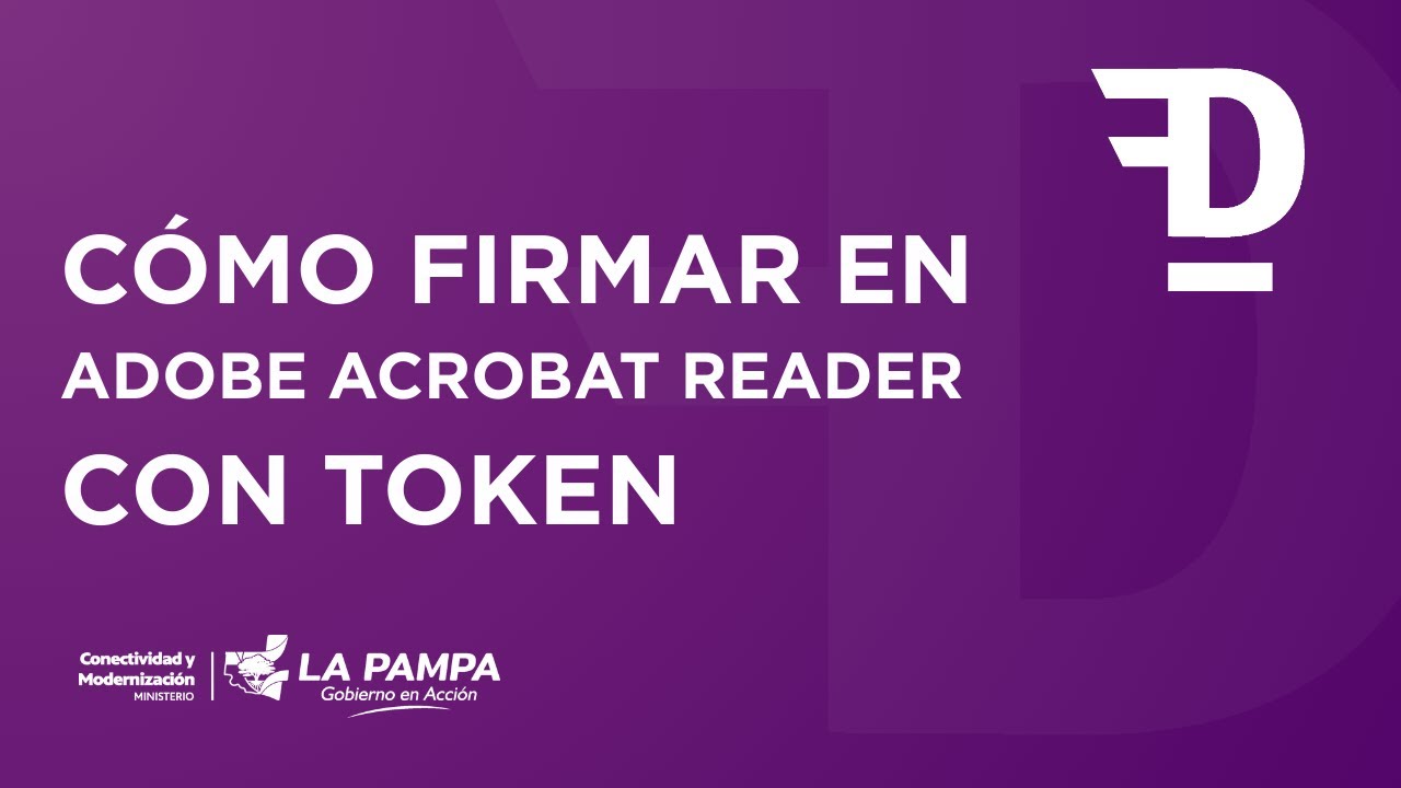 Cómo firmar en Adobe Acrobat Reader con Token