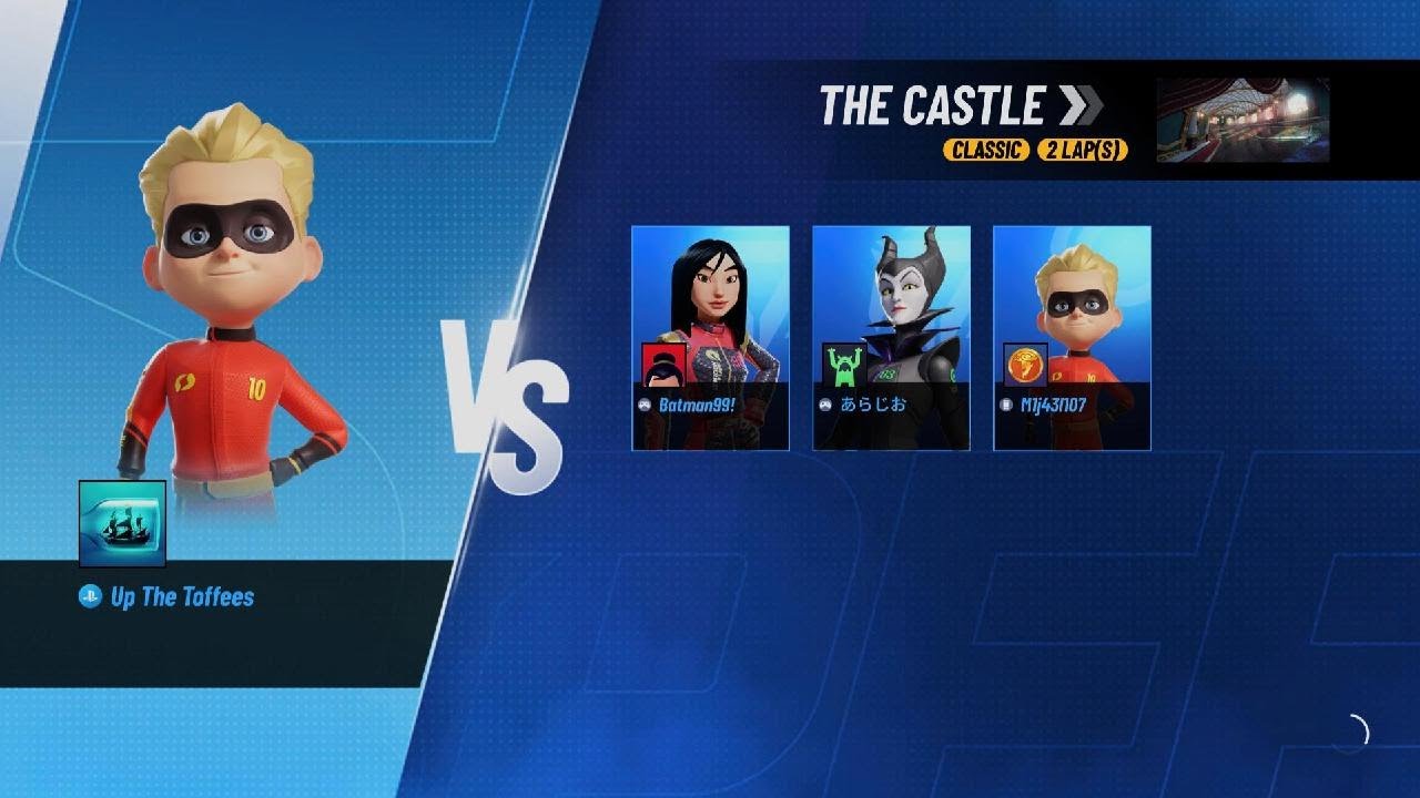 Dashing through the Castle. Disney Speedstorm