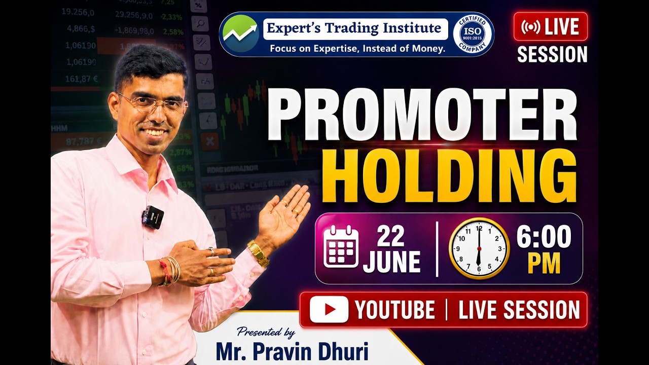 Promoter Holding Explained | How to Analyze Shareholding Pattern? | Live Session