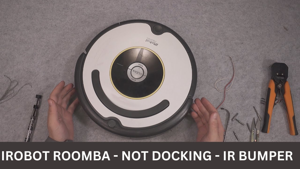 iRobot Roomba 621 - not docking -  repair top bumper IR sensor