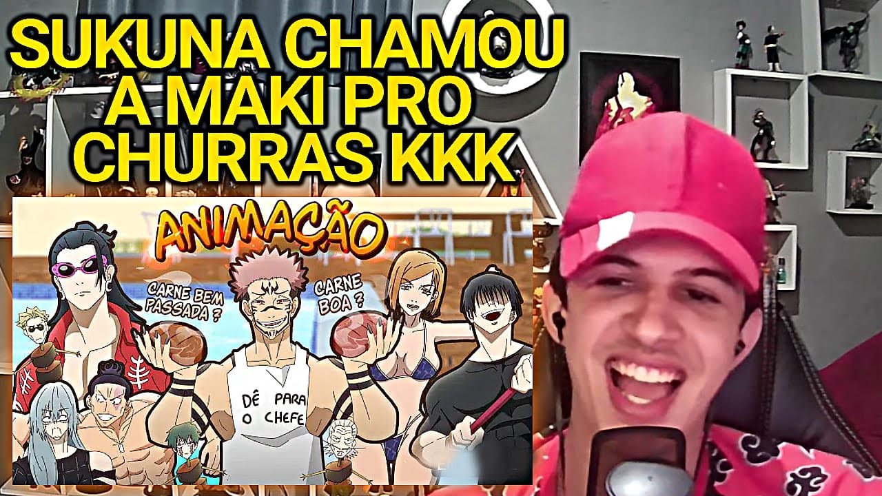 CHURRASCO DE DOMINGO DO SUKUNA - REACT