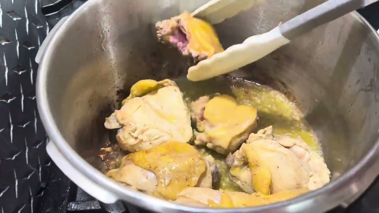 Como preparar un guiso de pollo.